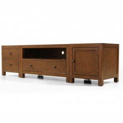 KURSI MAKAN ANTIK JATI ROTAN  TANGANAN ULIR