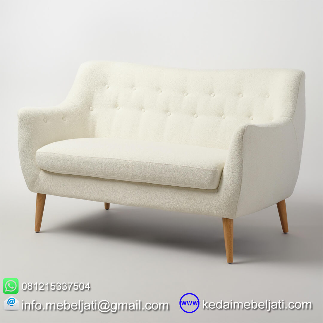 Beli Kursi Sofa Retro Minimalis Bahan Kayu Jati Jepara Harga Murah
