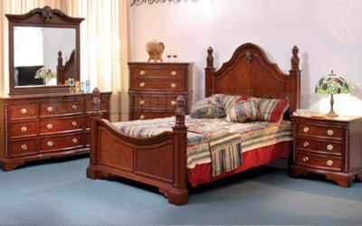 Set Tempat Tidur Model Klasik Victorian