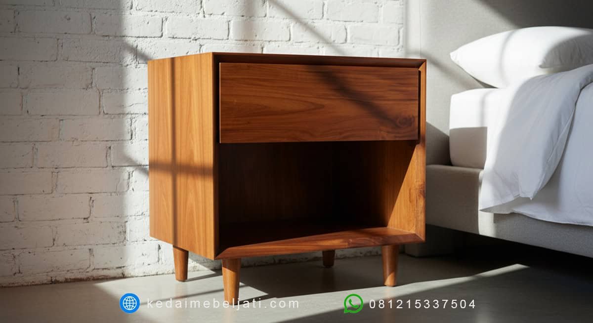 Tampilan Nakas Vintage Didalam Ruangan Nakas Minimalis Modern