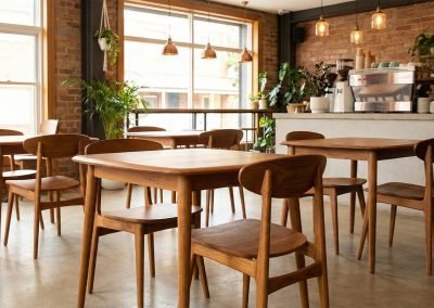 Meja Kursi Cafe Minimalis Kayu Design Vintage: Investasi Terbaik untuk Bisnis Kuliner Anda