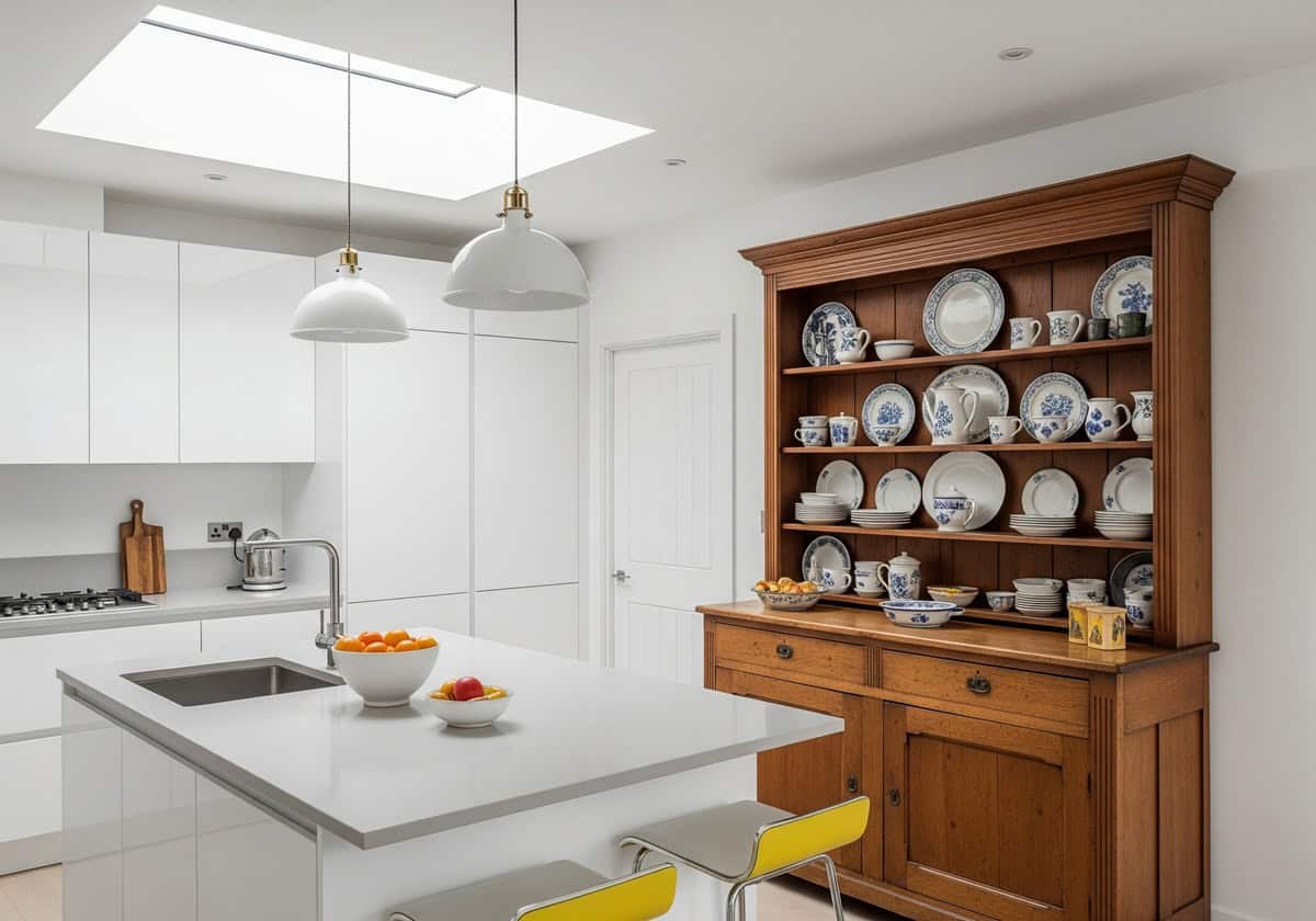 kabinet dapur modern klasik