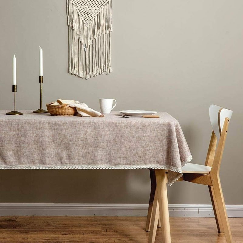 Contoh kain taplak meja burlap kain taplak burlap