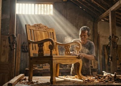 Mengapa Furniture Handmade Mahal? Ini 9 Alasan & Bedah Biaya Transparan
